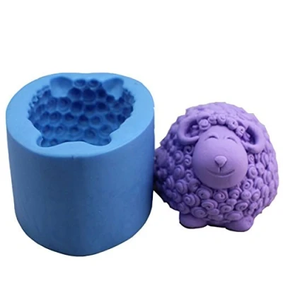 Imagen de LC Diseño de cabra N119 molde Craft Art silicona jabón moldes DIY hecho a mano vela