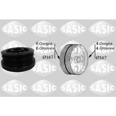 Imagen de SASIC 2156034 Polea de Cigüeñal 167 BMW: 3 Berlina, 5 X3