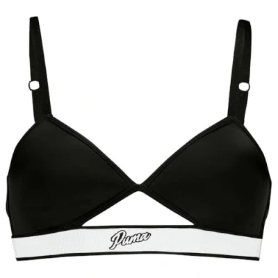 Imagen de Puma Women PEEK A BOO Triangle Sujetador sin aros, Mujer, Talla: XS, Black