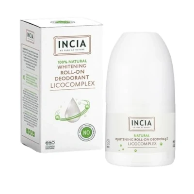 Imagen de INCIA Natural Hypoallergenic Roll On Deodorant For Whitening and Bacteria Control 50ml