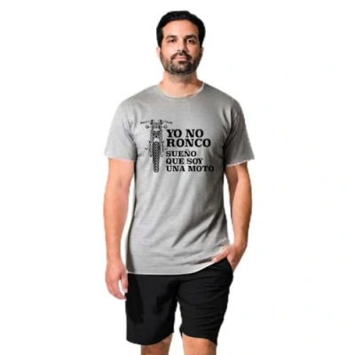 Imagen de Pijama Ronco Moto de Camiseta y Pantalon Corto (M)