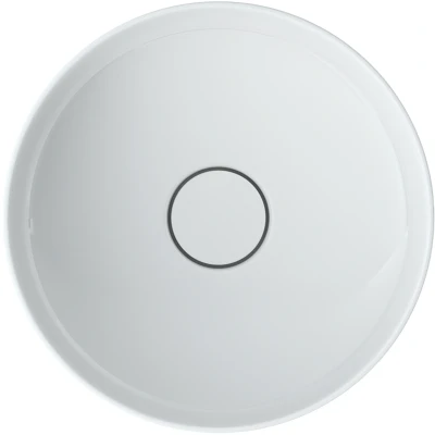 Imagen de Roca,INSPIRA,ROUND Lavabo de FINECERAMIC® sobre encimera,Blanco,370mm x 370mm 140mm,A327523000