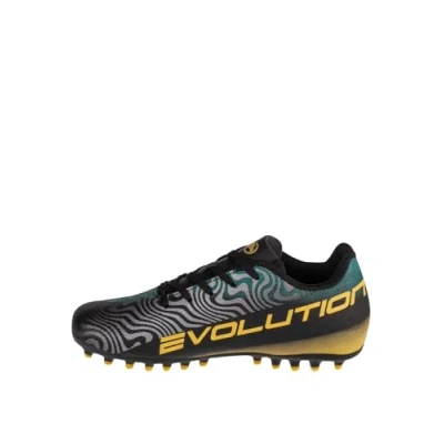 Imagen de Joma Evolution JR AG Unisex Botas de fútbol con tacos para niños, Talla: 32, Black Zapatos