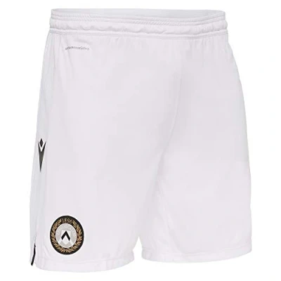 Imagen de Macron UDI M20 Oficial SR, Short Gara Home Udinese Fútbol 2020/21 Hombre, Blanco, XXL