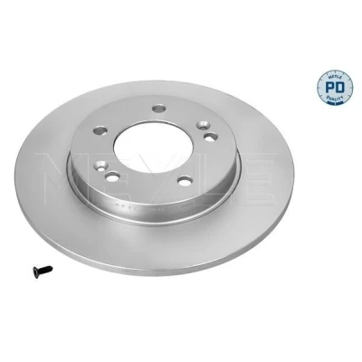 Imagen de MEYLE 37 15 523 0044/PD Disco de freno Eje trasero 272 10 5 114,3 macizo revestido láminas zinc con tornillos HYUNDAI: i30 III Hatchback