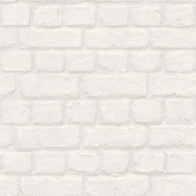 Imagen de Rasch Papel pintado 201710 en blanco con aspecto de piedra, 10,05 m x 0,53 (largo ancho)