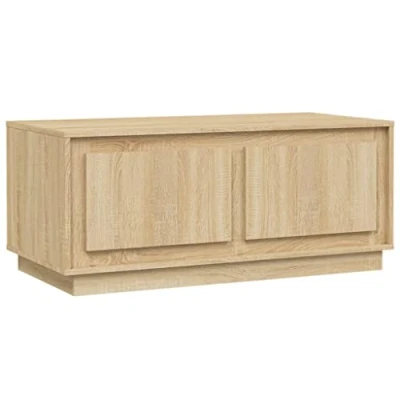 Imagen de vidaXL Mesa de Centro Madera contrachapada Roble Sonoma 102x50x44 cm