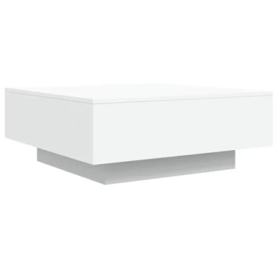Imagen de vidaXL Mesa de Centro con Luces LED Blanco 80x80x31 cm