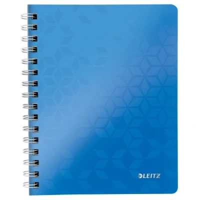 Imagen de Leitz Wow Cuaderno de tapa rígida, A5, Azul (Metallic Blue)