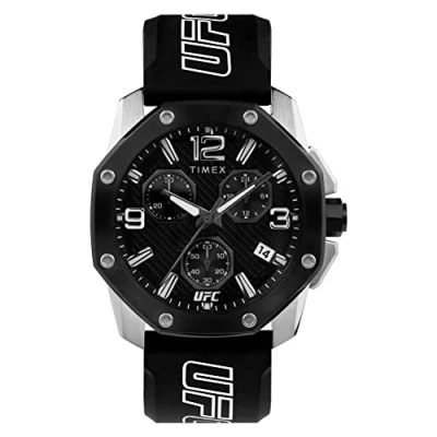 Imagen de Timex Reloj Analógico para Hombres de Cuarzo con Correa en Silicona TW2V58600JR