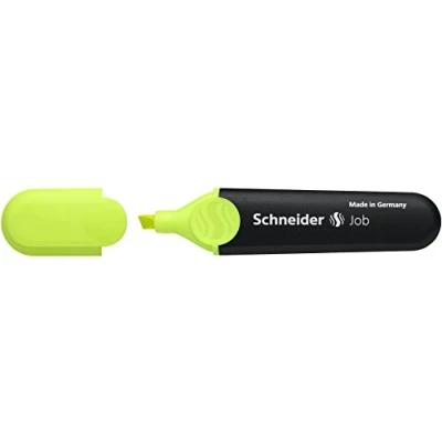 Imagen de Schneider Schreibgeräte Bolígrafo resaltador recargable Job, amarillo, paquete de 1