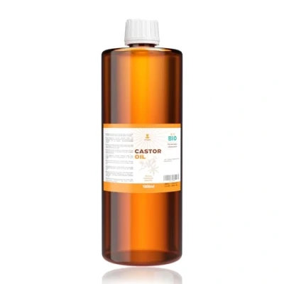 Imagen de Snadi Aceite de Ricino BIO Puro 1 litro Prensado en Frío Antioxidante, Antienvejecimiento Hidratante para Piel Cuerpo y Cabello Secos Estimula Crecimiento Pestañas Barba Ecológico