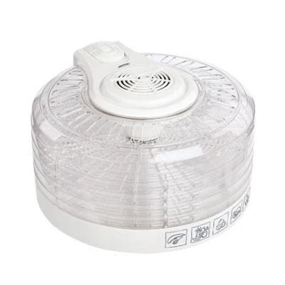 Imagen de MPM MSG 02 Deshidratador de Alimentos, 3 Niveles Potencia , 5 Bandejas expansibles 33 cm, frutas, setas y verduras, 400W