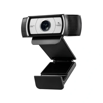 Imagen de Logitech C930e Business Webcam, Video Llamadas Full HD 1080p/30fps, Corrección y Enfoque Automáticos, Zoom 4X, Tapa de Privacidad, Skype Business, WebEx, Lync, Cisco, PC/Mac/Portátil/Macbook/Chrome