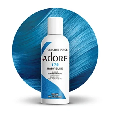 Imagen de Adore Shining Tinte semipermanente para el cabello, 172 azul bebé