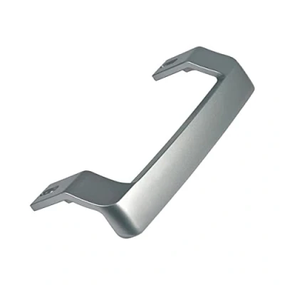 Imagen de Recamania Tirador de puerta para nevera y congelador adaptable BEKO 4900061200 4900060500 4872691600 Color plateado Longitud 26 cm Distancia entre tornillos 23cm