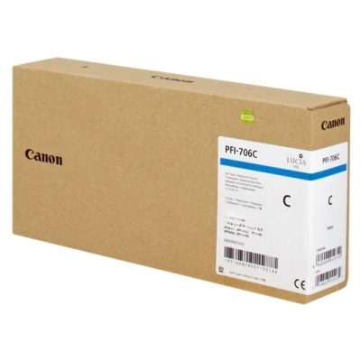 Imagen de ImagePROGRAF 8400SE Canon PFI 706C cartucho de tinta cian XL (original)