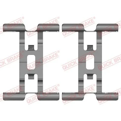 Imagen de QUICK BRAKE 109 0211 Kit de accesorios, pastillas frenos
