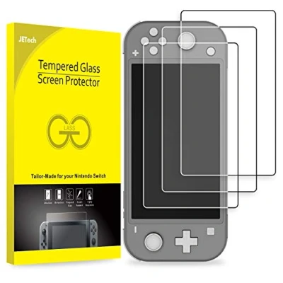 Imagen de JETech Protector Pantalla para Nintendo Switch Lite 2019, Cristal Vidrio Templado, HD Clara, 3 Unidades