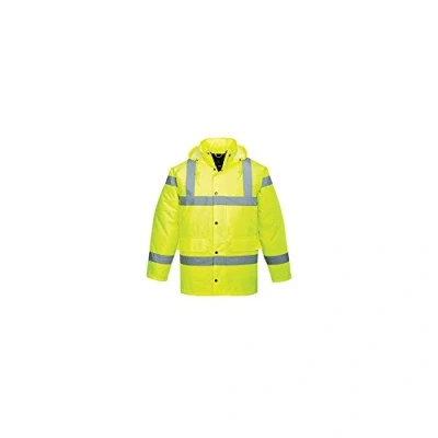 Imagen de Portwest Parka De Alta Visibilidad Transpirable , Tamaño: L, Color: Amarillo, S461YERL