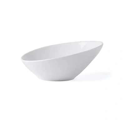 Imagen de Holst Porzellan Vexus Cuenco Inclinado (14 cm), Porcelana, Blanco