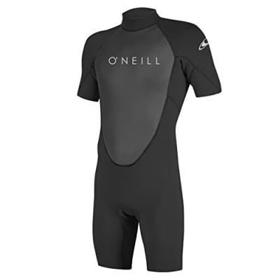 Imagen de O&#039;NEILL Reactor 2 2mm Back Zip S/S Spring Wetsuit Traje de Neopreno, Hombre, Negro/Negro, S