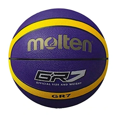 Imagen de Molten BGR VY Rubber Basketball Pelota de Baloncesto, Color Morado, Talla 6 cm