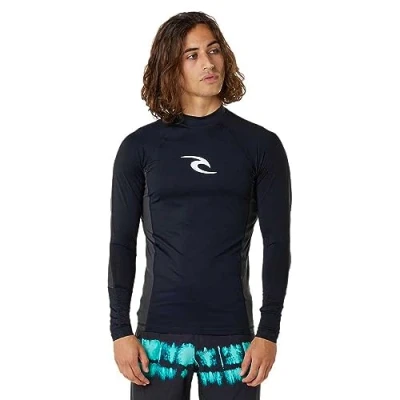 Imagen de Rip Curl Camiseta de manga larga, Hombre, Talla: Large, Black