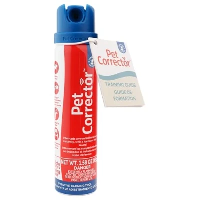 Imagen de Pet Corrector para el adiestramiento de perros, ayuda a controlar comportamiento no deseado: ladridos, saltos, robos comida, subidas los muebles y peleas. Seguro eficaz (50ml, paquete 2)