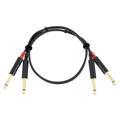 Imagen de CORDIAL Cable AUDIO doble Jack mono 60 cm Essentials