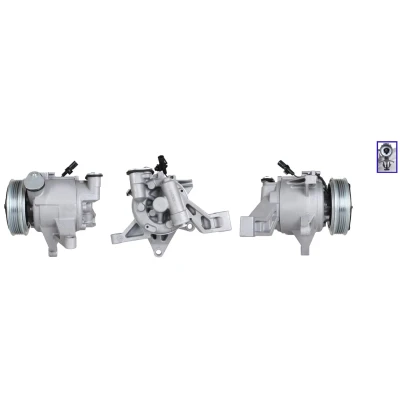 Imagen de LUCAS ACP01242 Compresor de Aire Acondicionado PAG 100 YF R1234yf con juntas SUBARU: Forester IV