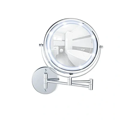 Imagen de Wenko Espejo de Pared Power Loc® LED Lumi Fijación sin taladrar Cromo