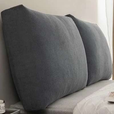 Imagen de HLTQL Almohada Respaldo Cama Cojin Respaldo、Cojin Lumbar Sofa、CojíN Cama、Cojin De Lectura para Cama、Respaldo Cama(#1,60x58x18cm1pcs)