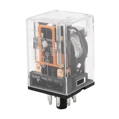 Imagen de Electronic starter Control 8 Pin DPDT DIN Rail Electromagnetic Relay DC 24V Coil Industrial Electrical Relays