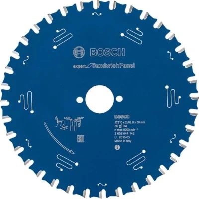Imagen de Bosch Professional 2608644142 Disco de sierra circular CSB Expert SandwichPanel: 210x30x36D