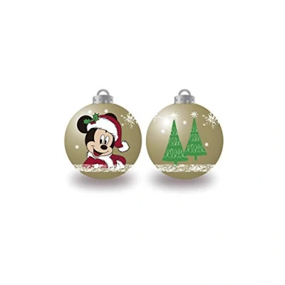 Imagen de ARDITEX WD13424 Pack de 10 Bolas árbol Navidad diámetro 6cm. Disney Mickey