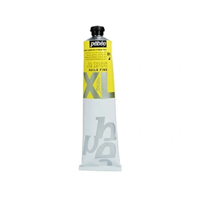 Imagen de Pébéo Óleo Fino XL Pintura Oleo, 200ml, Amarillo (Amarillo Cadmio Primario Imit.)