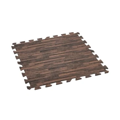 Imagen de BESTWAY Protector de Suelo para Piscina o Spa 12 Láminas 50x50 cm Marrón