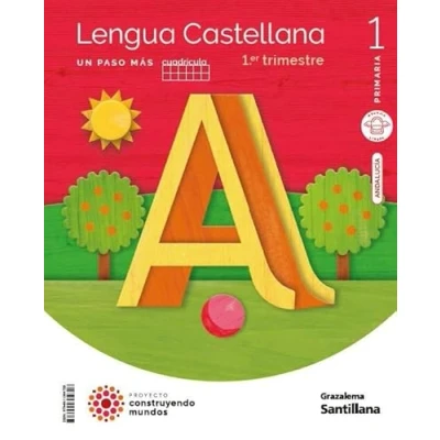 Imagen de LENGUA UN PASO MAS CUADRICULA M LIGERA 1 PRIMARIA CONSTRUYENDO MUNDOS