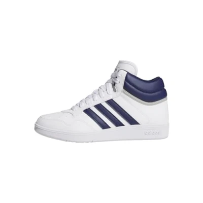 Imagen de adidas Hoops 4.0 Mid Shoes, Zapatos Unisex Adulto, FTWR White/Dark Blue/Grey Two, 47 1/3 EU