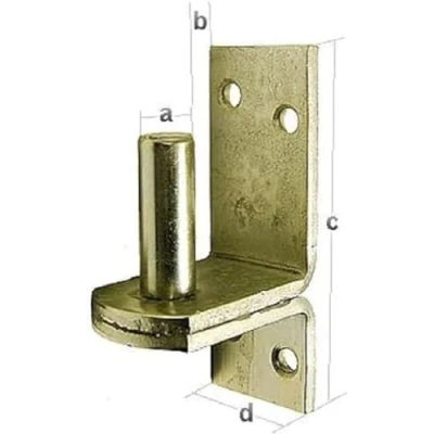 Imagen de Alberts 311469 Abrazadera En la placa los modelos con gancho DI o DII Galvanizado, pasivado capa gruesa Ø del entre eje 16 mm Pletina 113 x 40