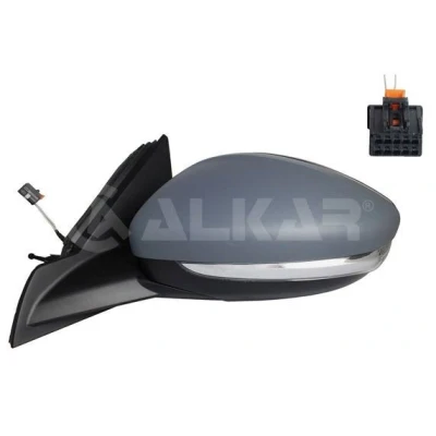 Imagen de Espejo retrovisor Alkar 6129312 izquierda imprimado Ajuste por cable, convexo OPEL: Corsa F Hatchback