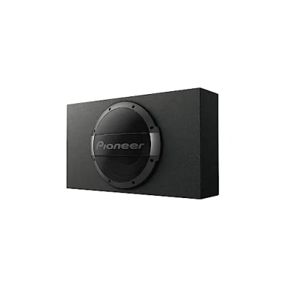 Imagen de Pioneer TS WX1010LA Subwoofer sellado de 25 cm poca profundidad con amplificador incorporado (1200 W)