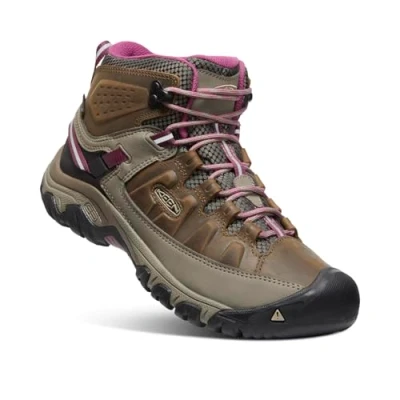 Imagen de KEEN Targhee 3 Mid Waterproof, Zapatos para senderismo Mujer, Marrón (Weiss/Boysenberry), 40 EU