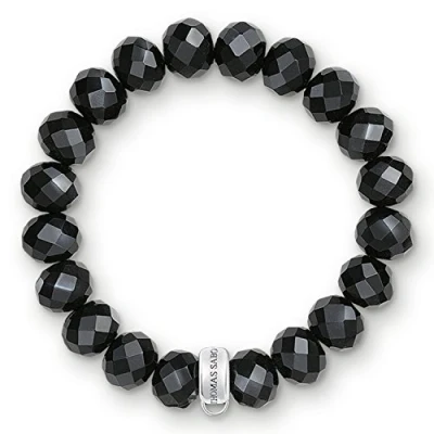 Imagen de Thomas Sabo Pulsera con dijes Obsidiana Plata de ley 925 X0035 023 11 XL