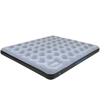 Imagen de High Peak 40027 Cama Hinchable, Talla única, Gris/Azul/Negro, 200 x 185 20 cm
