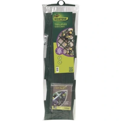 Imagen de Nortene intermas Celosía Extensible 0,5 x 1,5 m PVC Verde treilliflex