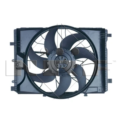 Imagen de NRF 47848 Ventilador de radiador 12 400 con bastidor (armazón), Motor sin escobillas MERCEDES BENZ: Clase E T modell, C modell
