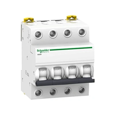 Imagen de Schneider Electric A9K24740 Interruptor Automático Magnetotérmico, Ik60N, 3P+N, 40A, Curva C