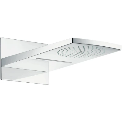 Imagen de Hansgrohe 28433000 Raindance Rainfall 180 Air ducha mural, 2 tipos de chorro, cromo